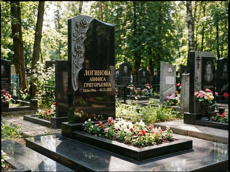 Памятник с барельефом — выполненная работа 10 в Красноярске