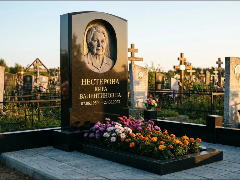 Памятник с барельефом — выполненная работа 12 в Красноярске