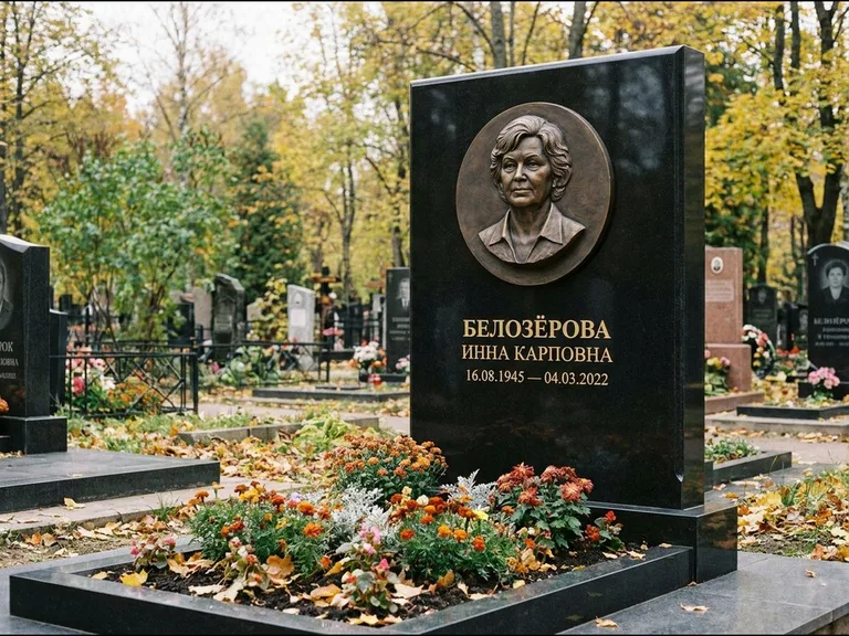 Памятник с барельефом — выполненная работа 14 в Красноярске
