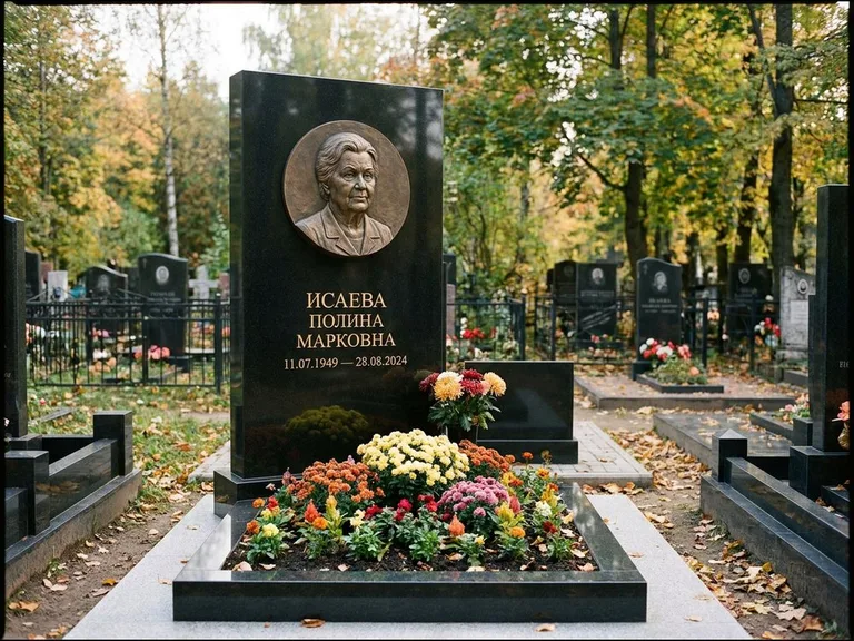 Памятник с барельефом — выполненная работа 20 в Красноярске