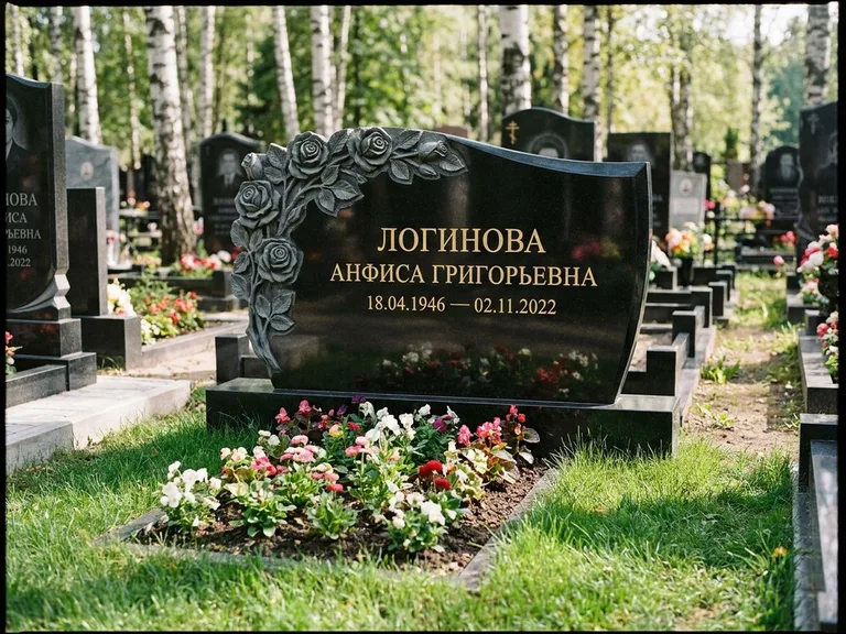 Памятник с барельефом — выполненная работа 22 в Красноярске