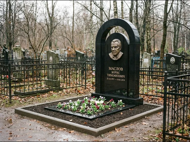 Памятник с барельефом — выполненная работа 23 в Красноярске