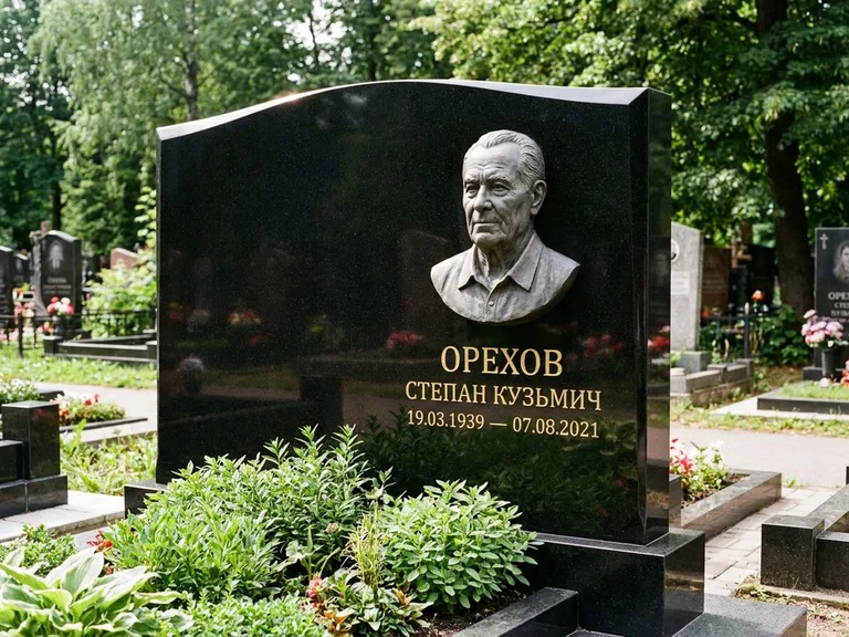 Памятник с барельефом — выполненная работа 25 в Красноярске