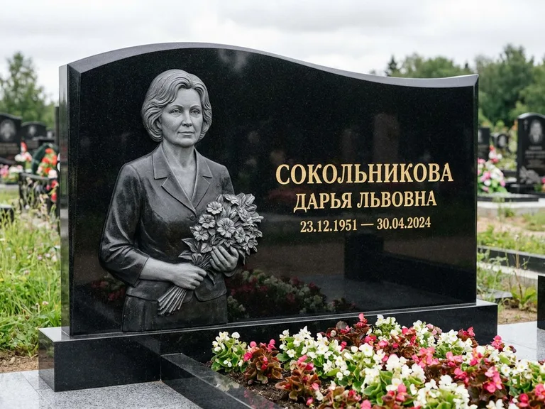 Памятник с барельефом — выполненная работа 28 в Красноярске