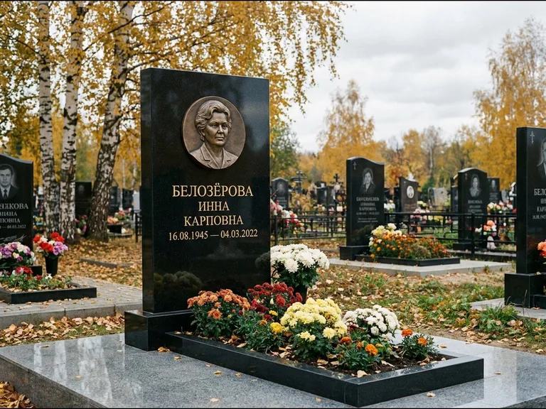 Памятник с барельефом — выполненная работа 2 в Красноярске