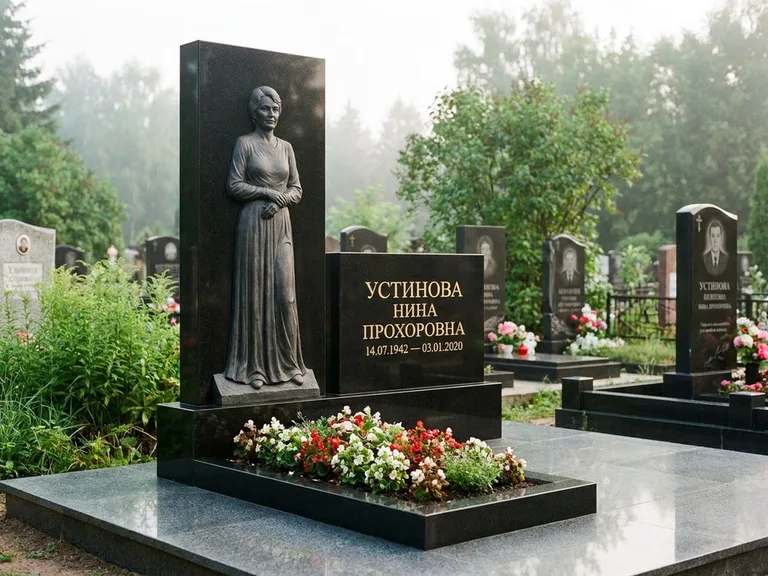 Памятник с барельефом — выполненная работа 30 в Красноярске