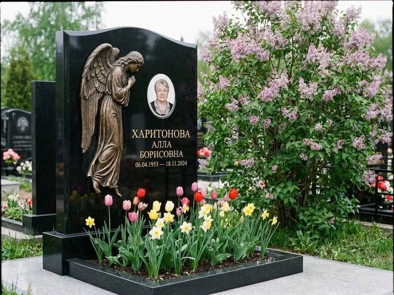 Памятник с барельефом — выполненная работа 32 в Красноярске