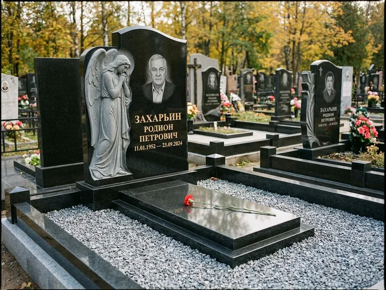 Памятник с барельефом — выполненная работа 44 в Красноярске