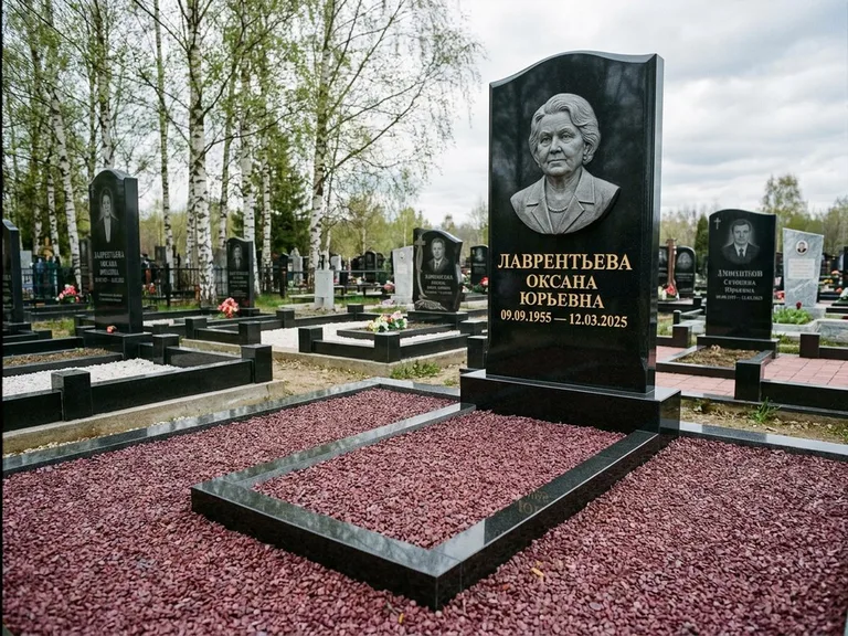 Памятник с барельефом — выполненная работа 47 в Красноярске