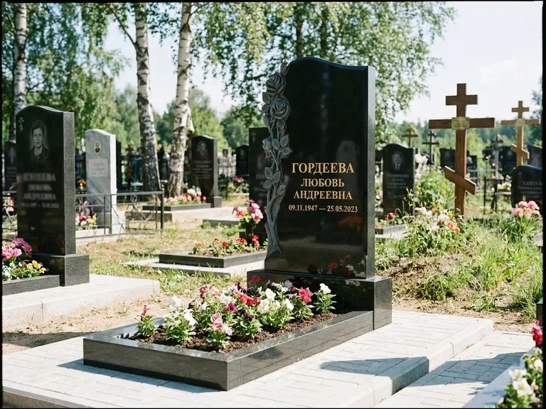 Памятник с барельефом — выполненная работа 4 в Красноярске
