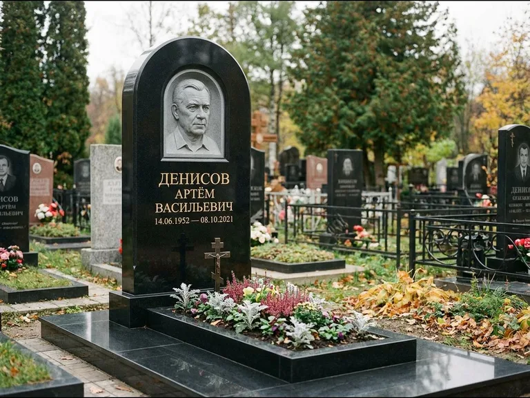 Памятник с барельефом — выполненная работа 5 в Красноярске