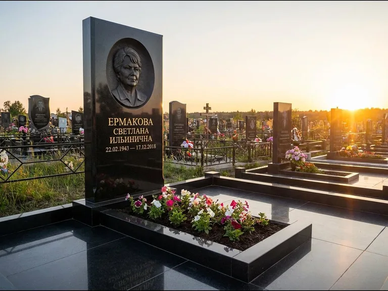 Памятник с барельефом — выполненная работа 6 в Красноярске