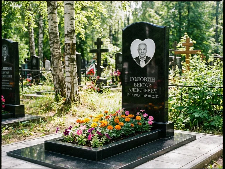 Овальный цветной портрет на керамике в Красноярске