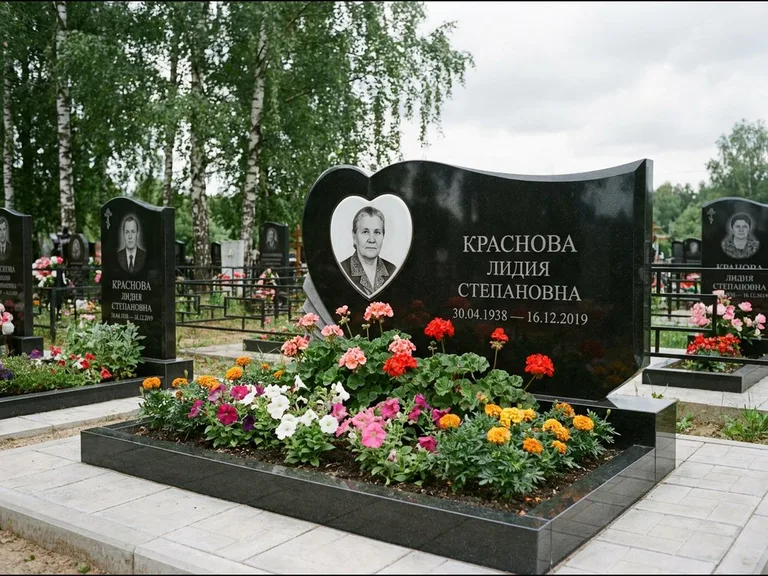 Портрет в форме сердца — работа «Краснова» в Красноярске