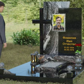 Памятник вертикальный комбинированный П077 - П077