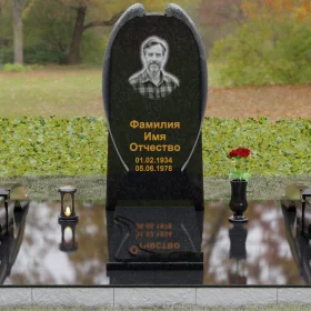 Вертикальный гранитный памятник П161 - П161