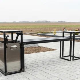 Лавочка с ящиком ЛВ076