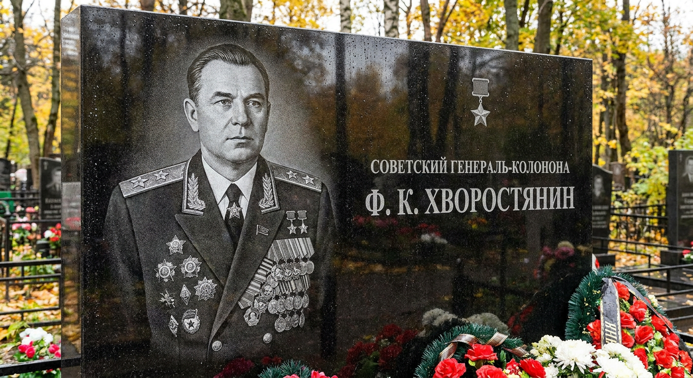 Пример дизайна: Памятник генералу