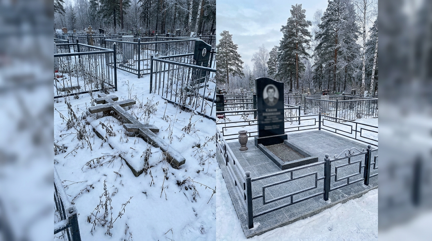 Памятник под ключ в Красноярске — пример 1