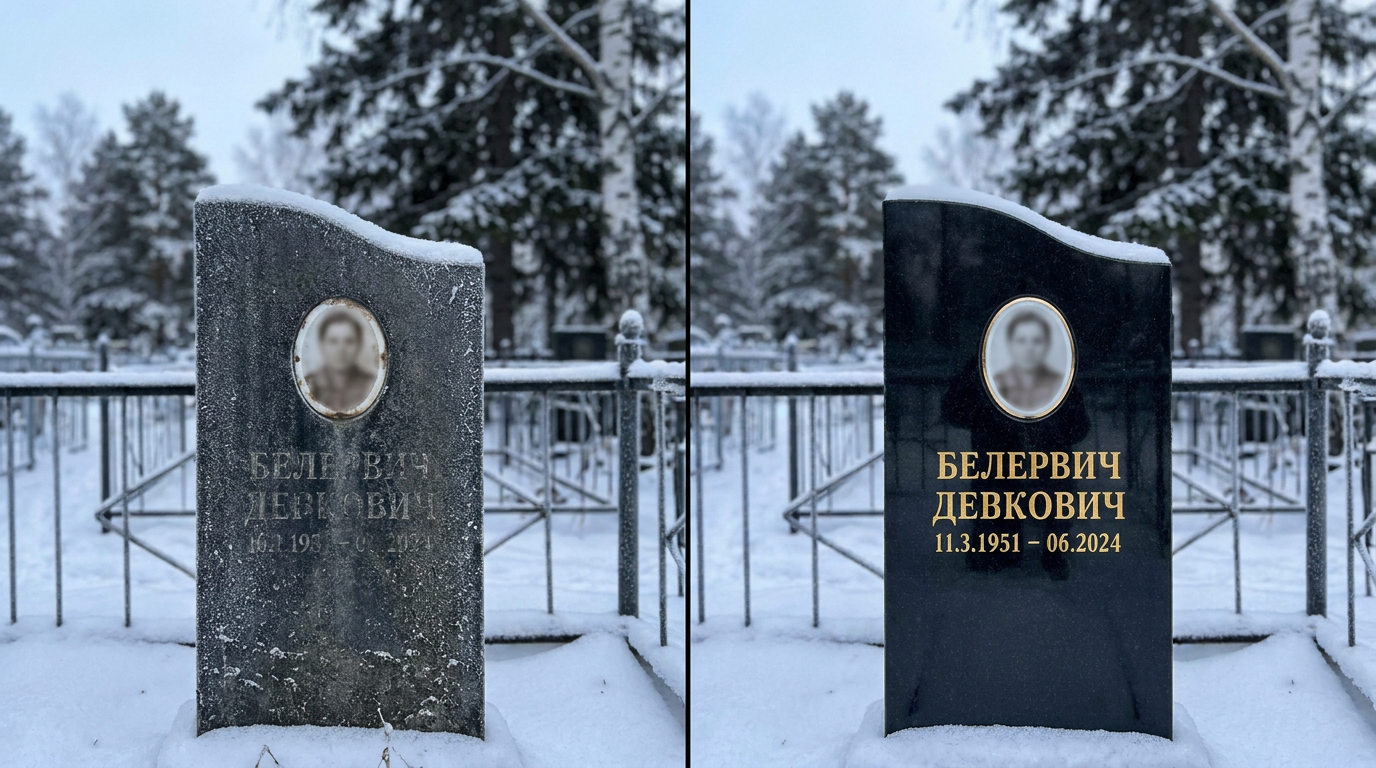 Реставрация памятника в Красноярске — пример 2
