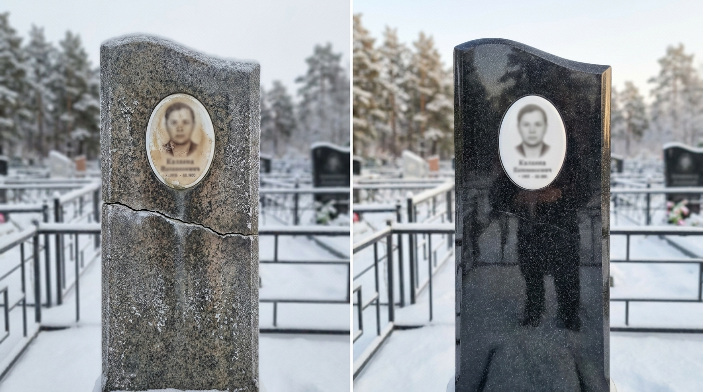 Реставрация памятника в Красноярске — пример 4