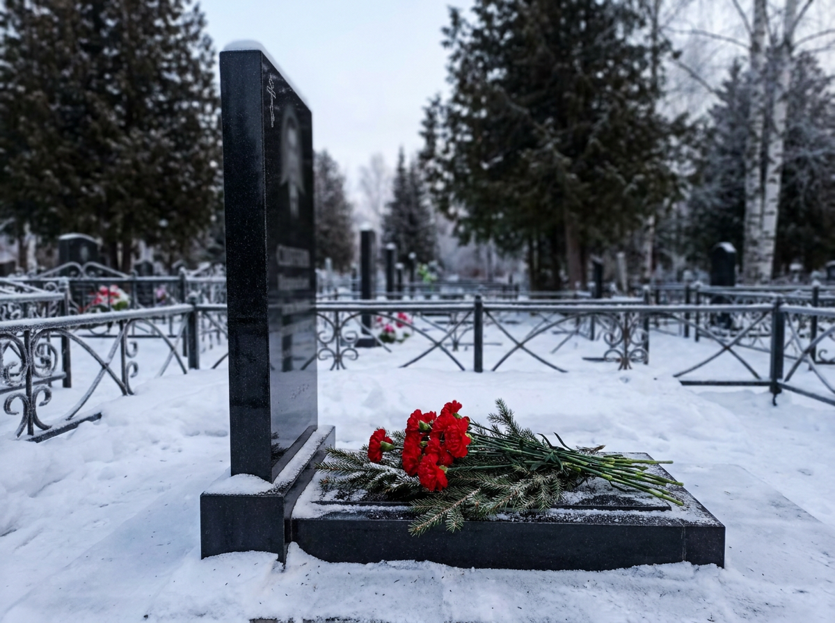 Уборка могилы в Красноярске — пример 4